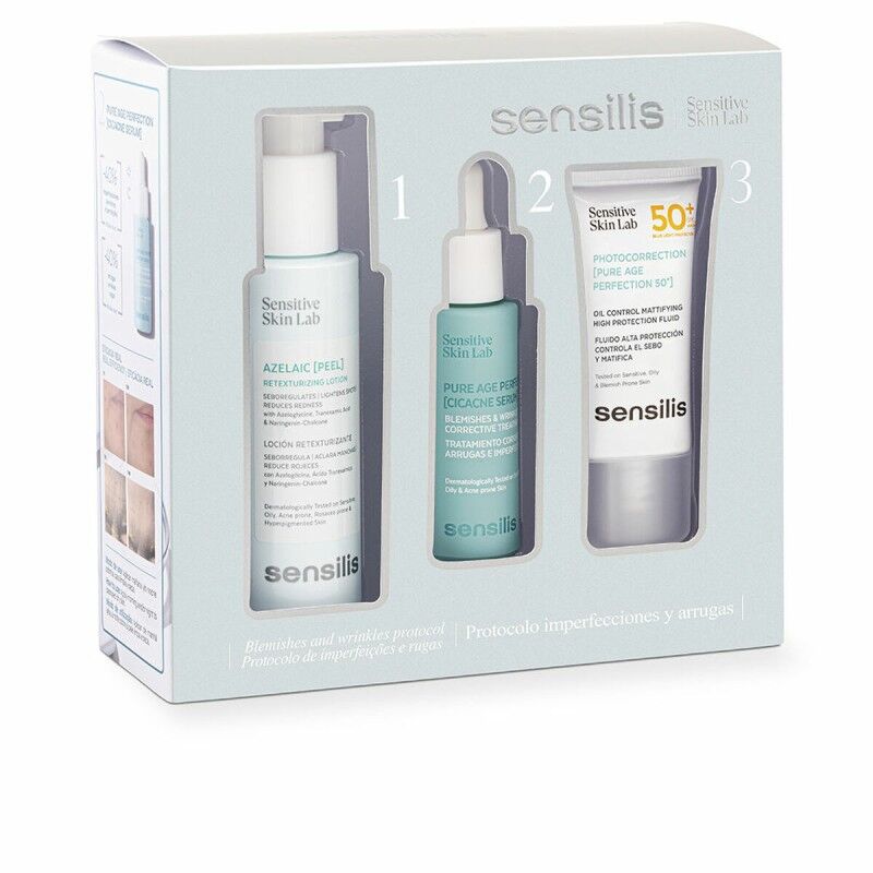 Sensilis|Conjunto de Cosmética Sensilis PURE AGE PERFECTION 3 Peças Sensilis|Conjunto de Cosmética Sensilis PURE AGE PERFECTION 3 Peças