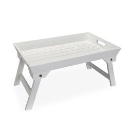 Versa|Jogo de Bandejas Versa Branco Madeira MDF 32 x 24 x 48 cm