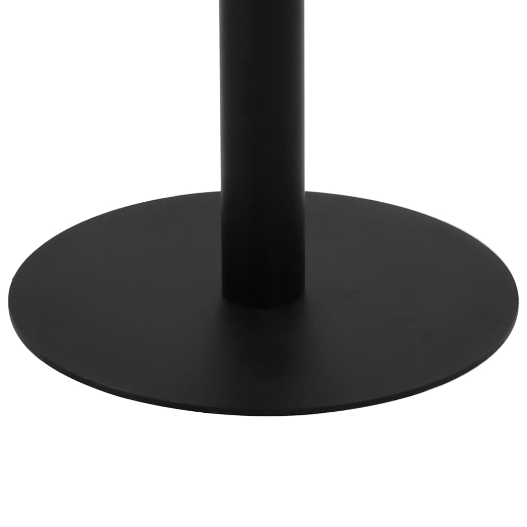 vidaXL Mesa bistrô 80 cm MDF castanho-claro