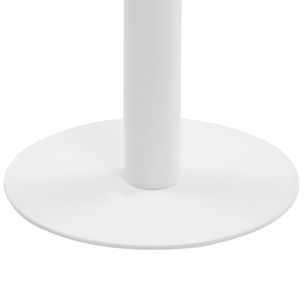 vidaXL Mesa bistrô 50x50 cm MDF castanho-claro