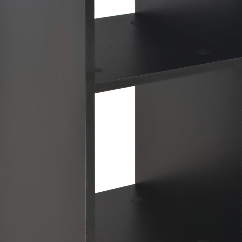 vidaXL Mesa de bar 60x60x110 cm preto