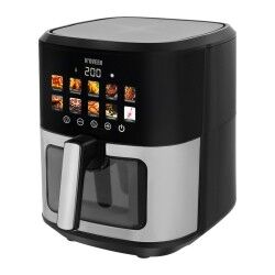 N'oveen|Fritadeira de Ar N'oveen AF770 Preto Prateado 1700 W 6,5 L