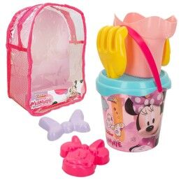 Minnie Mouse|Conjunto de brinquedos de praia Minnie Mouse 18 x 16 x 18 cm (12 Unidades)