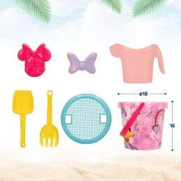Minnie Mouse|Conjunto de brinquedos de praia Minnie Mouse 18 x 16 x 18 cm (12 Unidades)