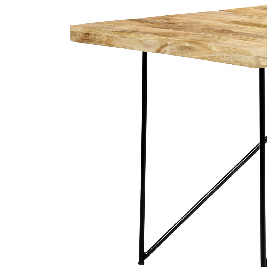 vidaXL Mesa de jantar 180x90x76 cm madeira de mangueira maciça