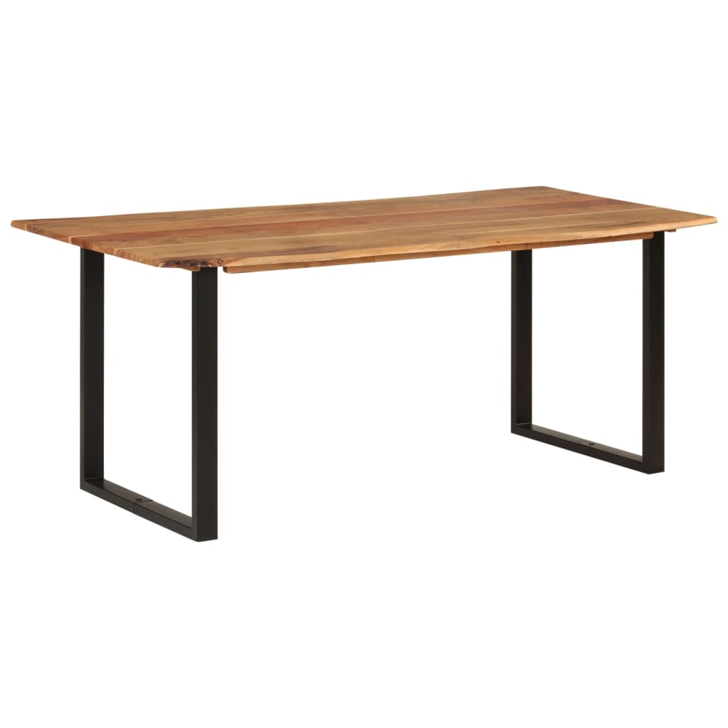 vidaXL Mesa de jantar 180x90x76 cm madeira de acácia maciça