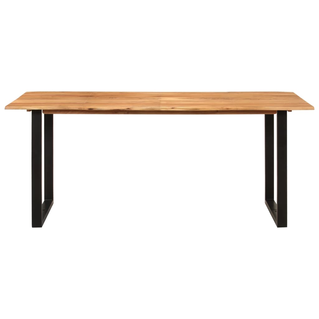 vidaXL Mesa de jantar 180x90x76 cm madeira de acácia maciça