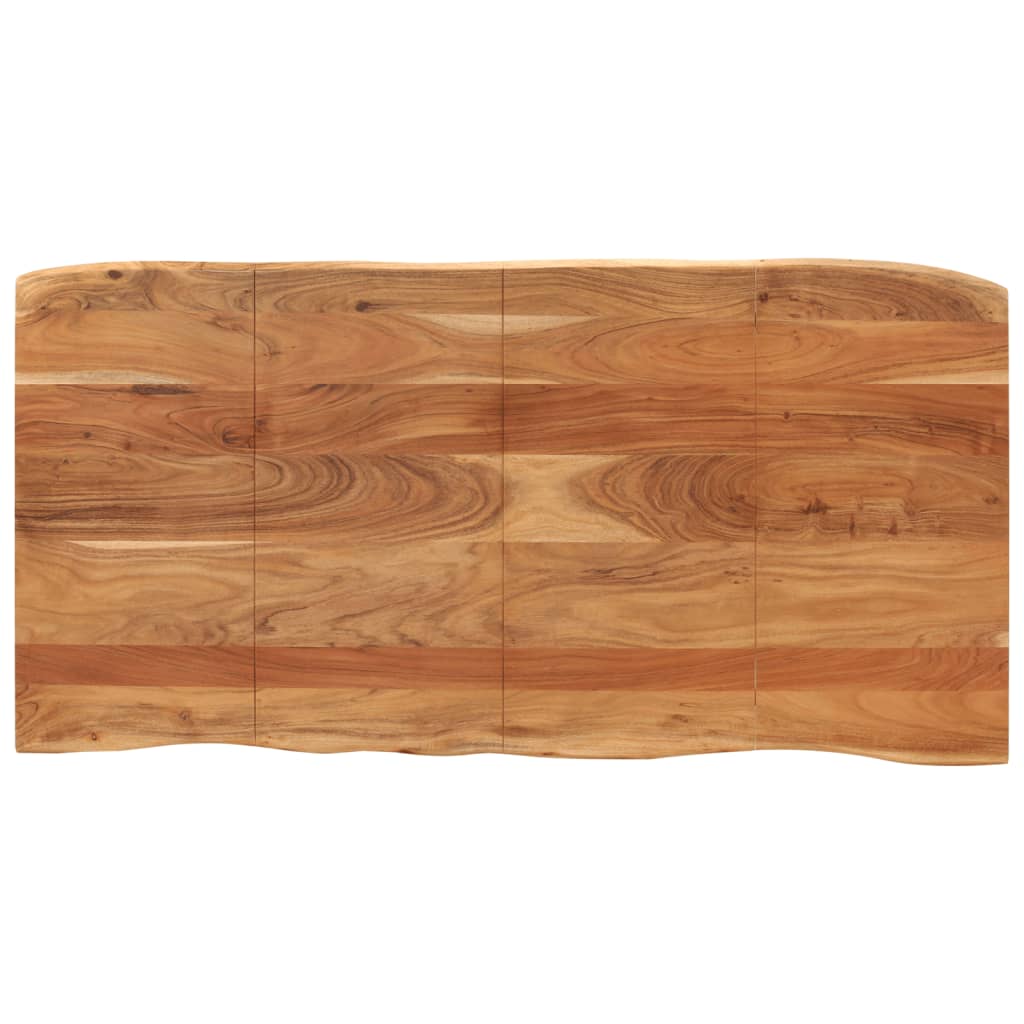 vidaXL Mesa de jantar 180x90x76 cm madeira de acácia maciça