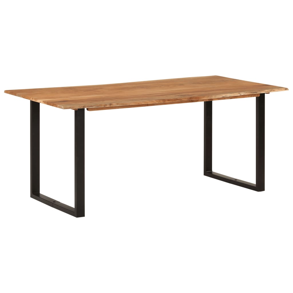 vidaXL Mesa de jantar 180x90x76 cm madeira de acácia maciça