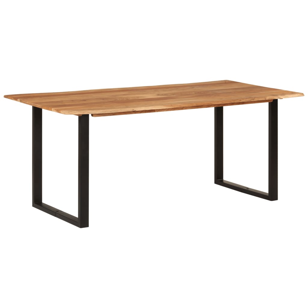 vidaXL Mesa de jantar 180x90x76 cm madeira de acácia maciça