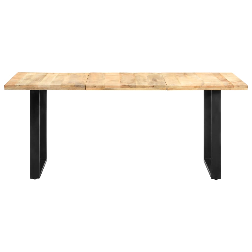 vidaXL Mesa de jantar 180x90x76 cm madeira de mangueira maciça