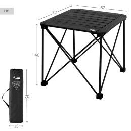 Aktive|Mesa Dobrável Aktive 52 x 46 x 52 cm (2 Unidades)