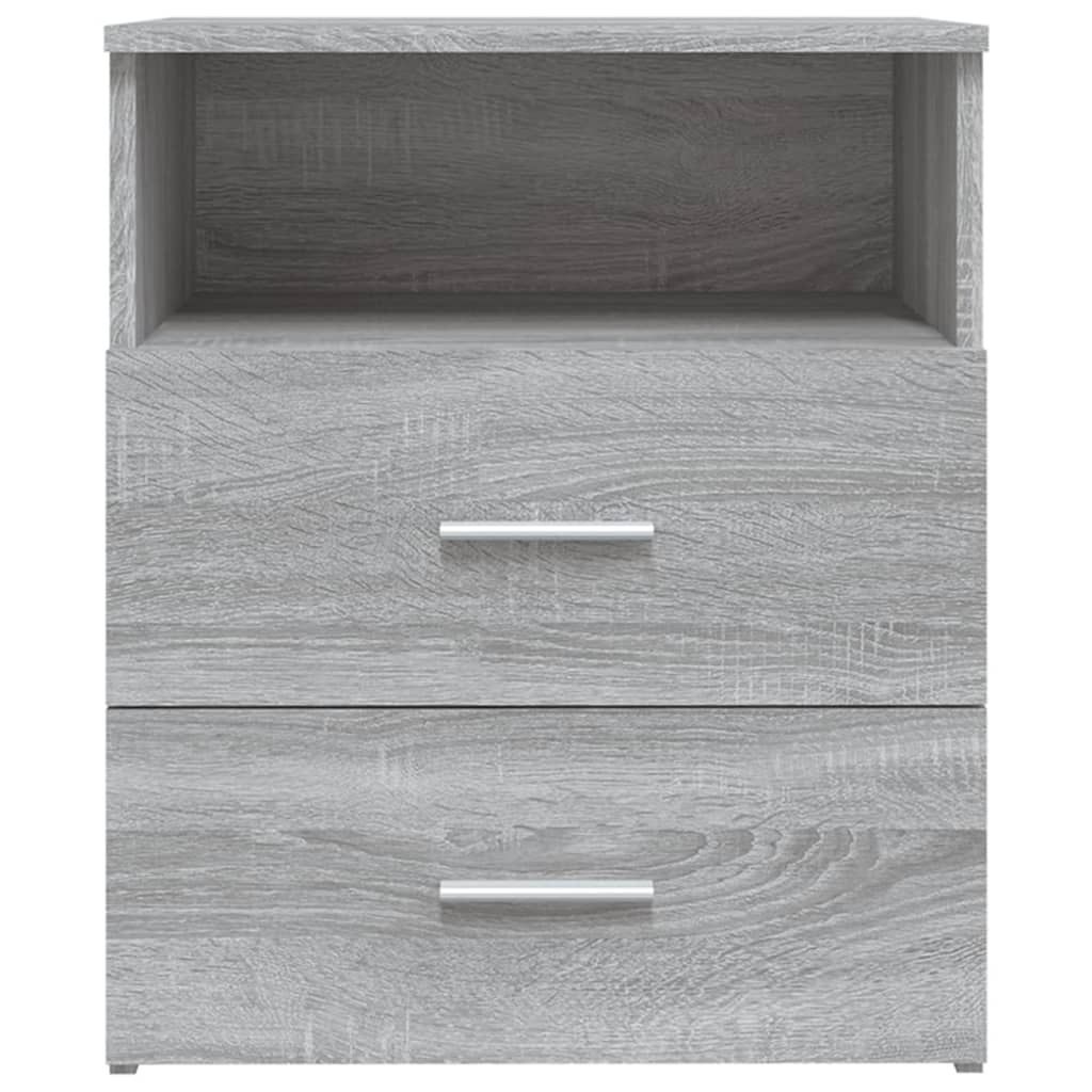 vidaXL Mesa de cabeceira 50x32x60 cm sonoma cinzento