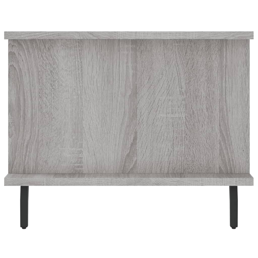 vidaXL Mesa de centro 90x50x40 cm derivados de madeira cinzento sonoma