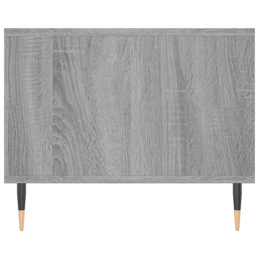 vidaXL Mesa de centro 102x50x40cm derivados de madeira cinzento sonoma