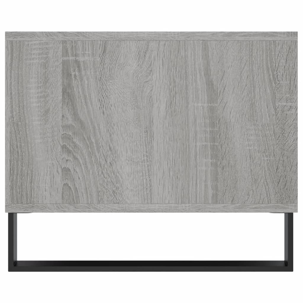 vidaXL Mesa de centro 102x50x40cm derivados de madeira cinzento sonoma