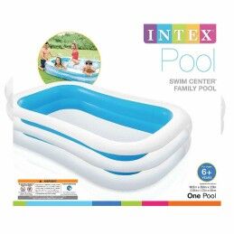 Intex|Piscina Insuflável Intex 56483 770 L (262 x 175 x 56 cm) Azul/Branco 262 x 175 x 56 cm