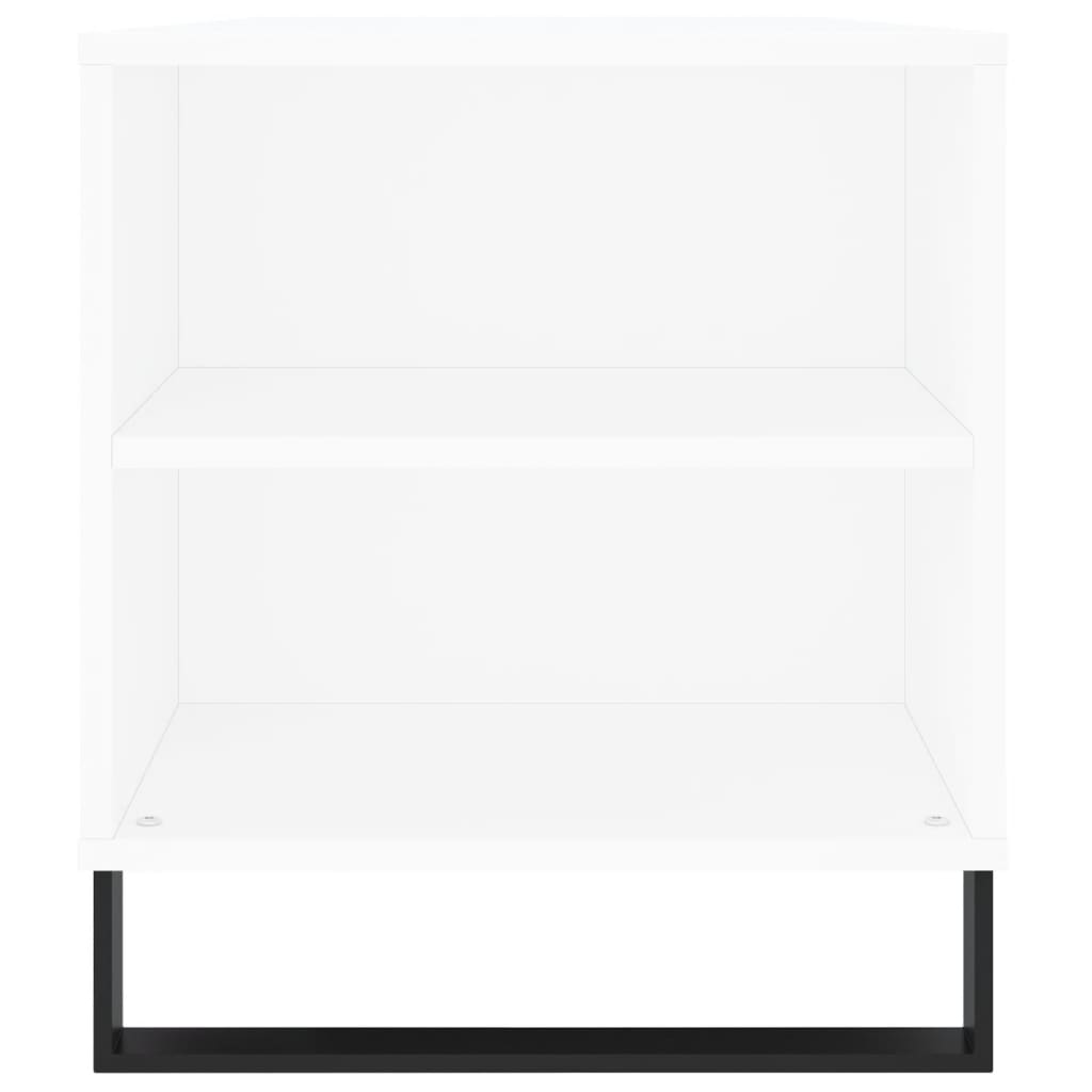 vidaXL Mesa de centro 102x44,5x50 cm derivados de madeira branco