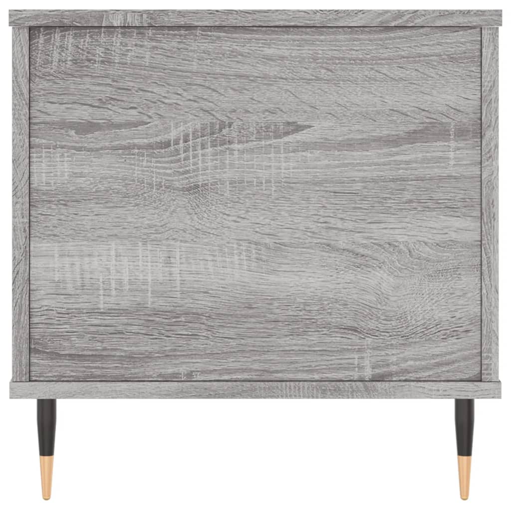 vidaXL Mesa de centro 90x44,5x45 cm derivados de madeira cinza sonoma