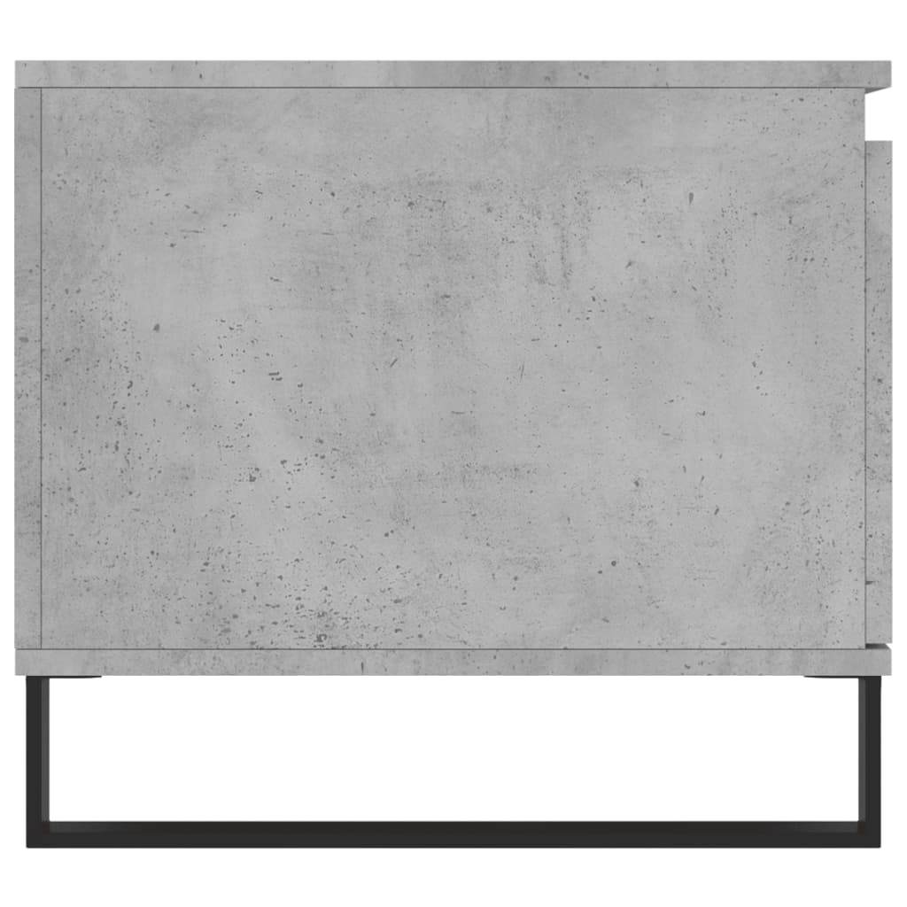 vidaXL Mesa de centro 100x50x45 cm derivados madeira cinzento cimento