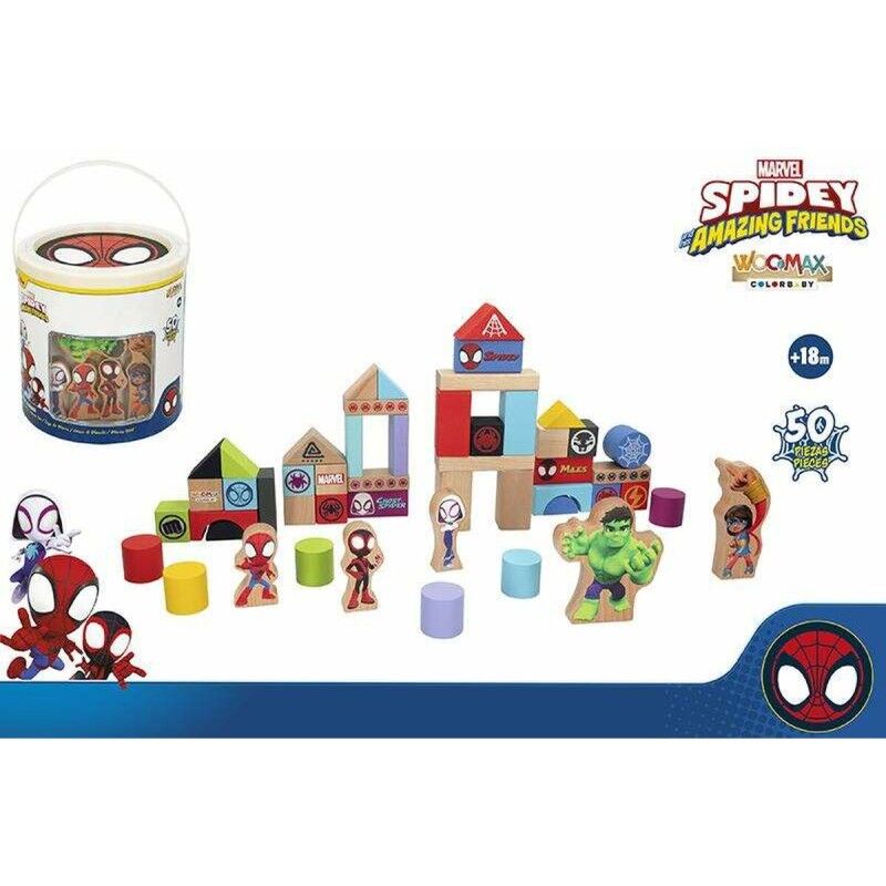 Spidey|Puzzle Infantil de Madeira Spidey Amazing Friends Spidey|Puzzle Infantil de Madeira Spidey Amazing Friends