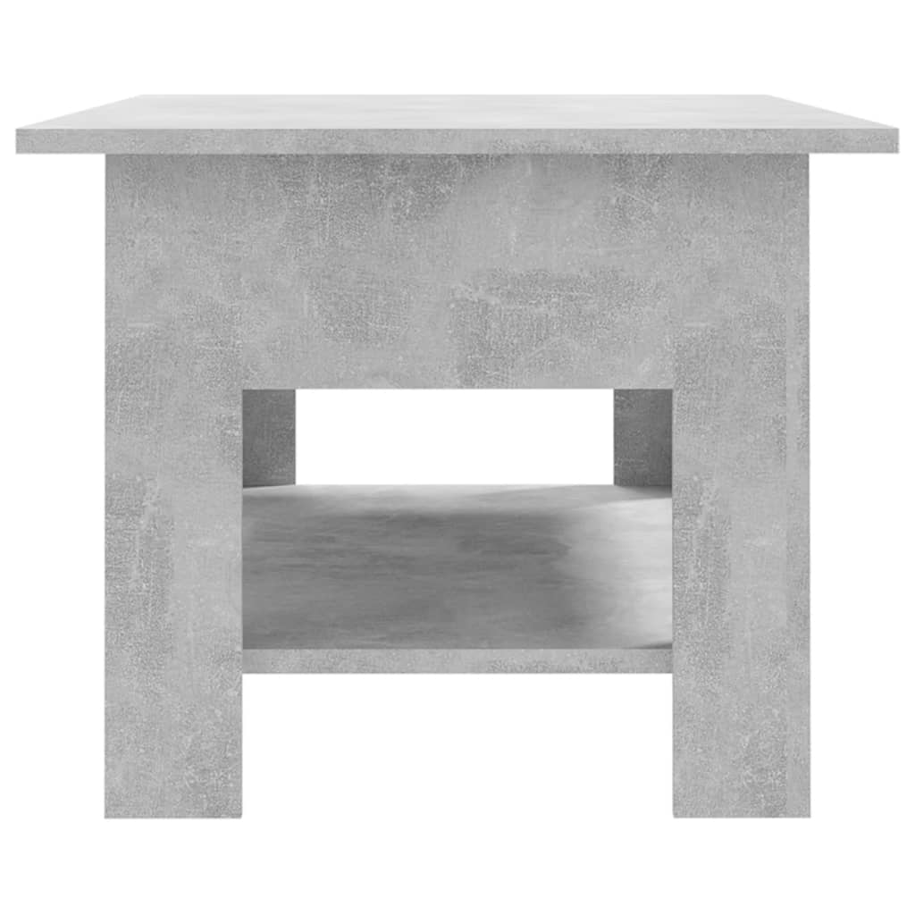 vidaXL Mesa de centro 102x55x42 cm contraplacado cinzento cimento