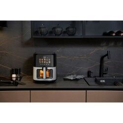 N'oveen|Fritadeira de Ar N'oveen AF770 Preto Prateado 1700 W 6,5 L