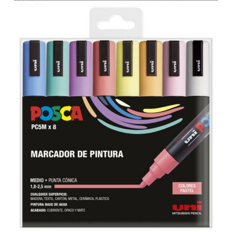POSCA|Mala de Cabine POSCA 182634810 Multicolor 8 Peças POSCA|Mala de Cabine POSCA 182634810 Multicolor 8 Peças