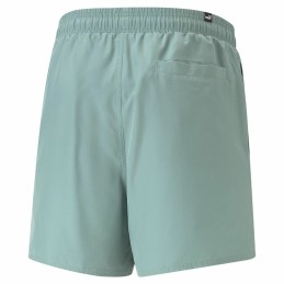 Calções de Desporto para Homem Puma Ess+ Logo Power Cat For All Time Água-marinha Azul Verde