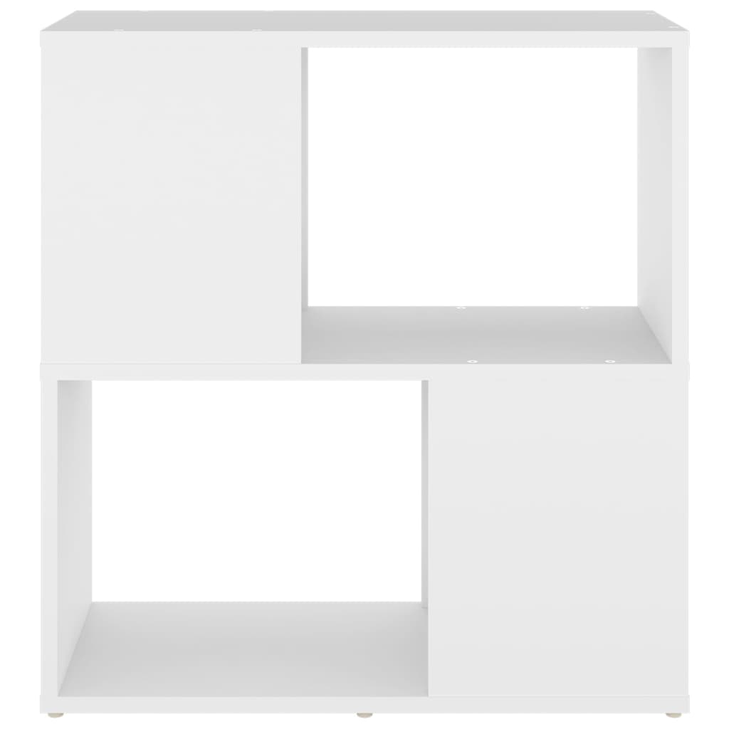 vidaXL Estante 60x24x63 cm derivados de madeira branco