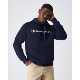 Champion|Polar com Capuz Homem Champion HOODED SWEATSHIRT 220253 NBK Preto