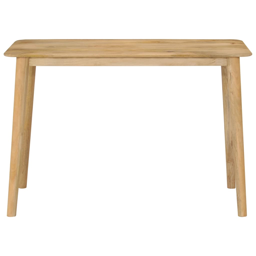 vidaXL Mesa de jantar 112x52x76 cm madeira de mangueira maciça