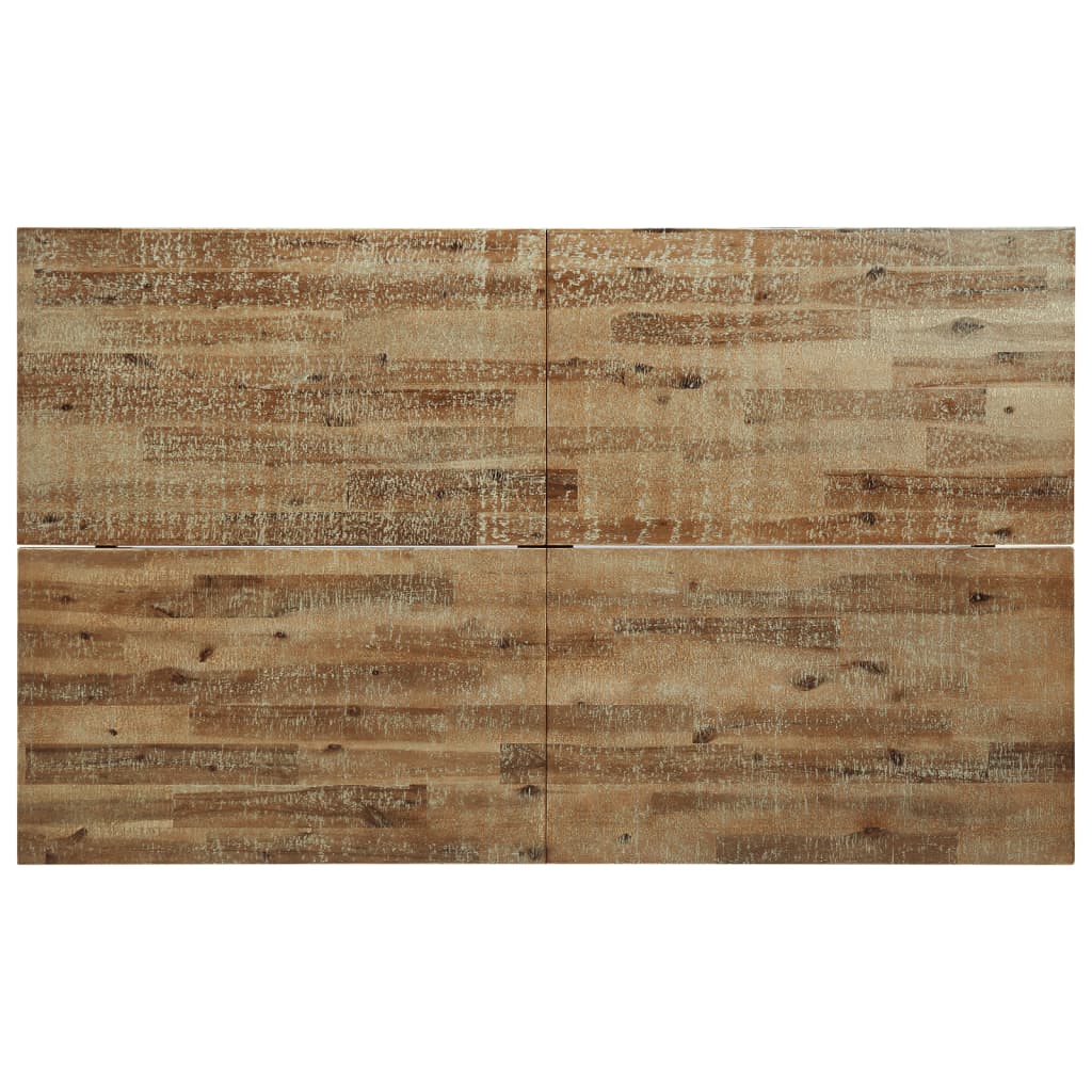 vidaXL Mesa de jantar 150x90x75 cm madeira de acácia maciça