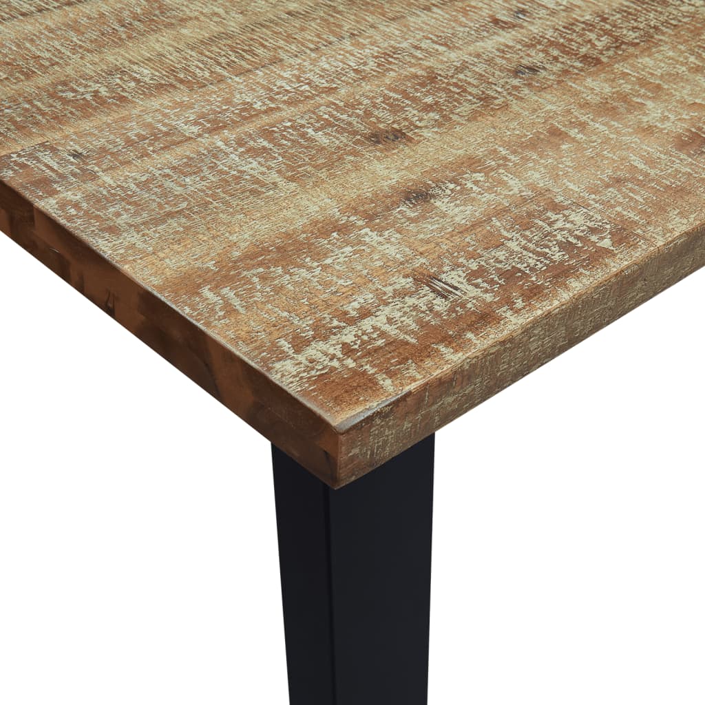 vidaXL Mesa de jantar 150x90x75 cm madeira de acácia maciça