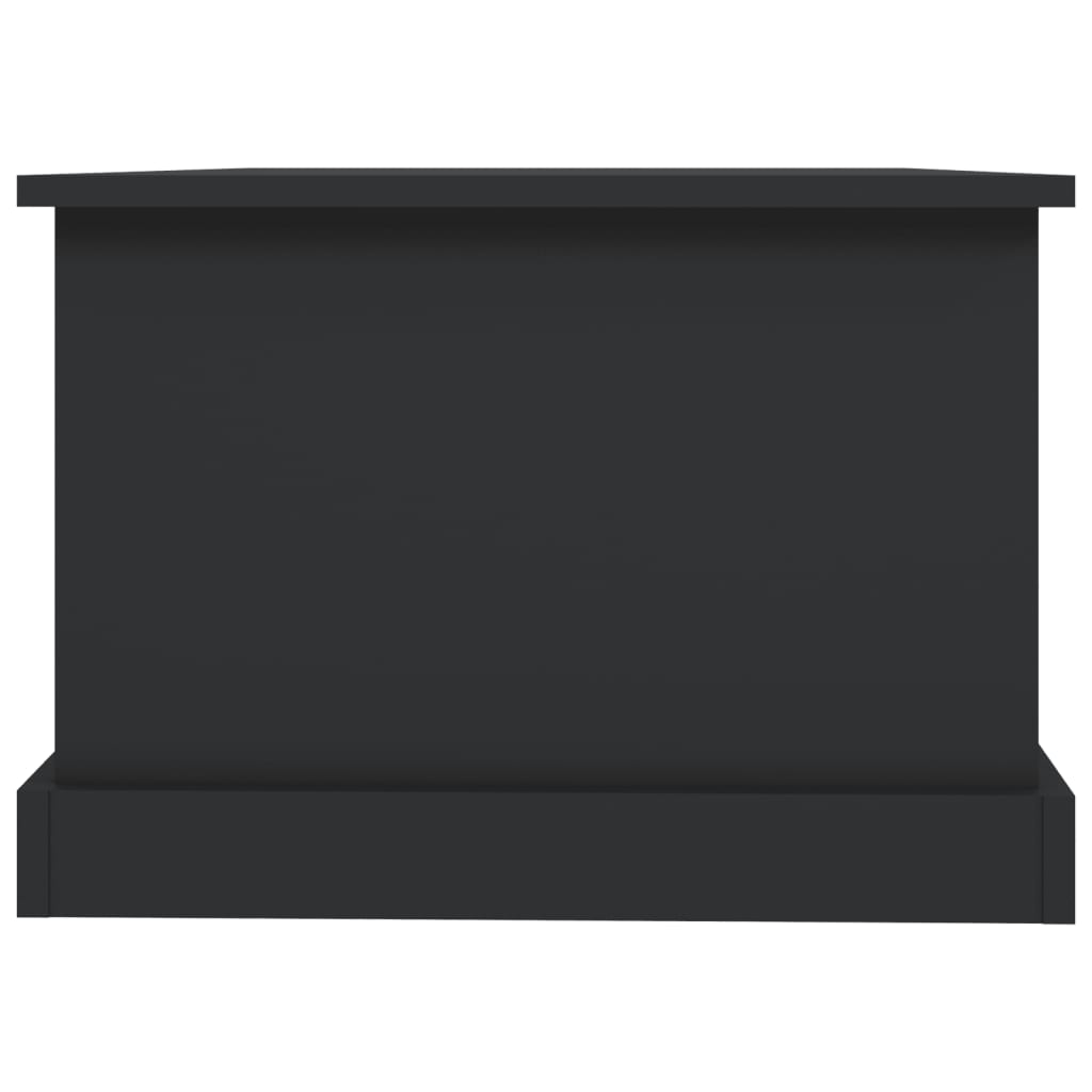 vidaXL Mesa de centro 90x50x35 cm derivados de madeira preto