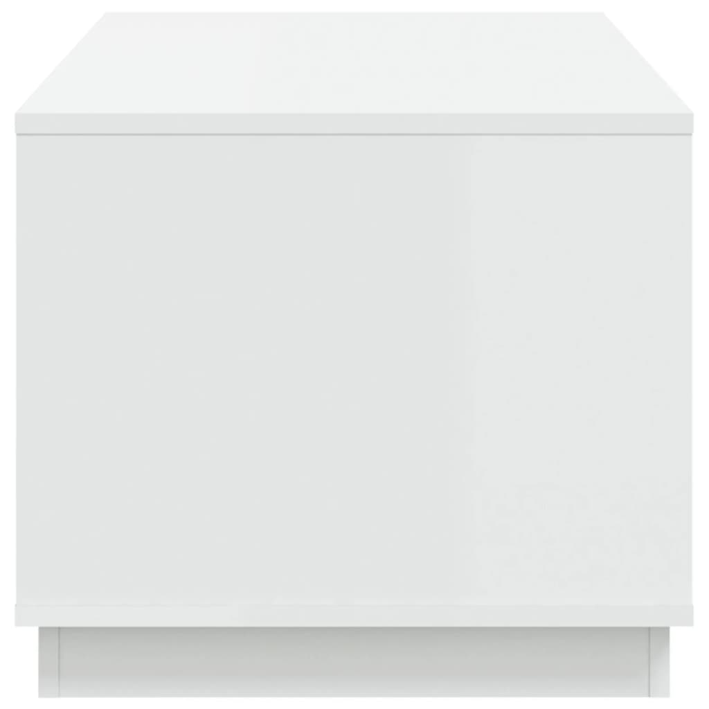 vidaXL Mesa de centro 102x50x44 cm derivados de madeira branco