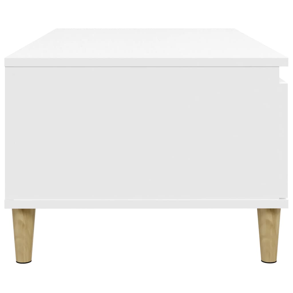 vidaXL Mesa de centro 90x50x36,5 cm derivados de madeira branco