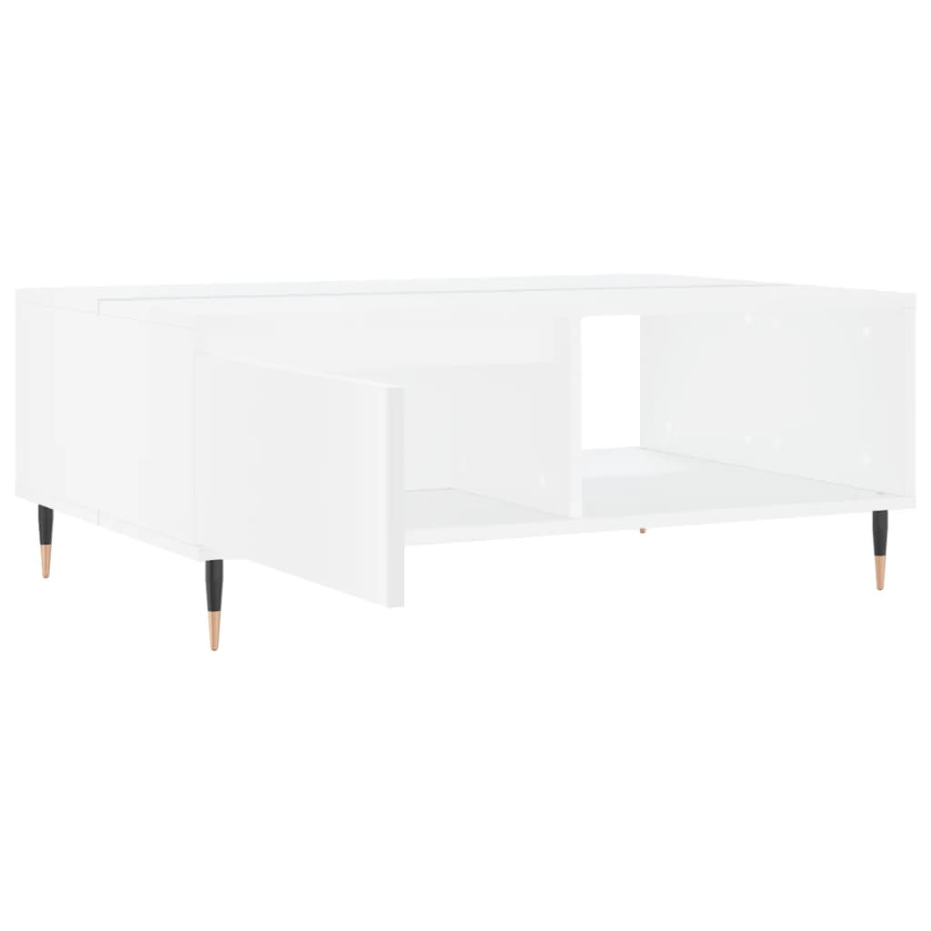 vidaXL Mesa de centro 90x60x35 cm derivados de madeira branco