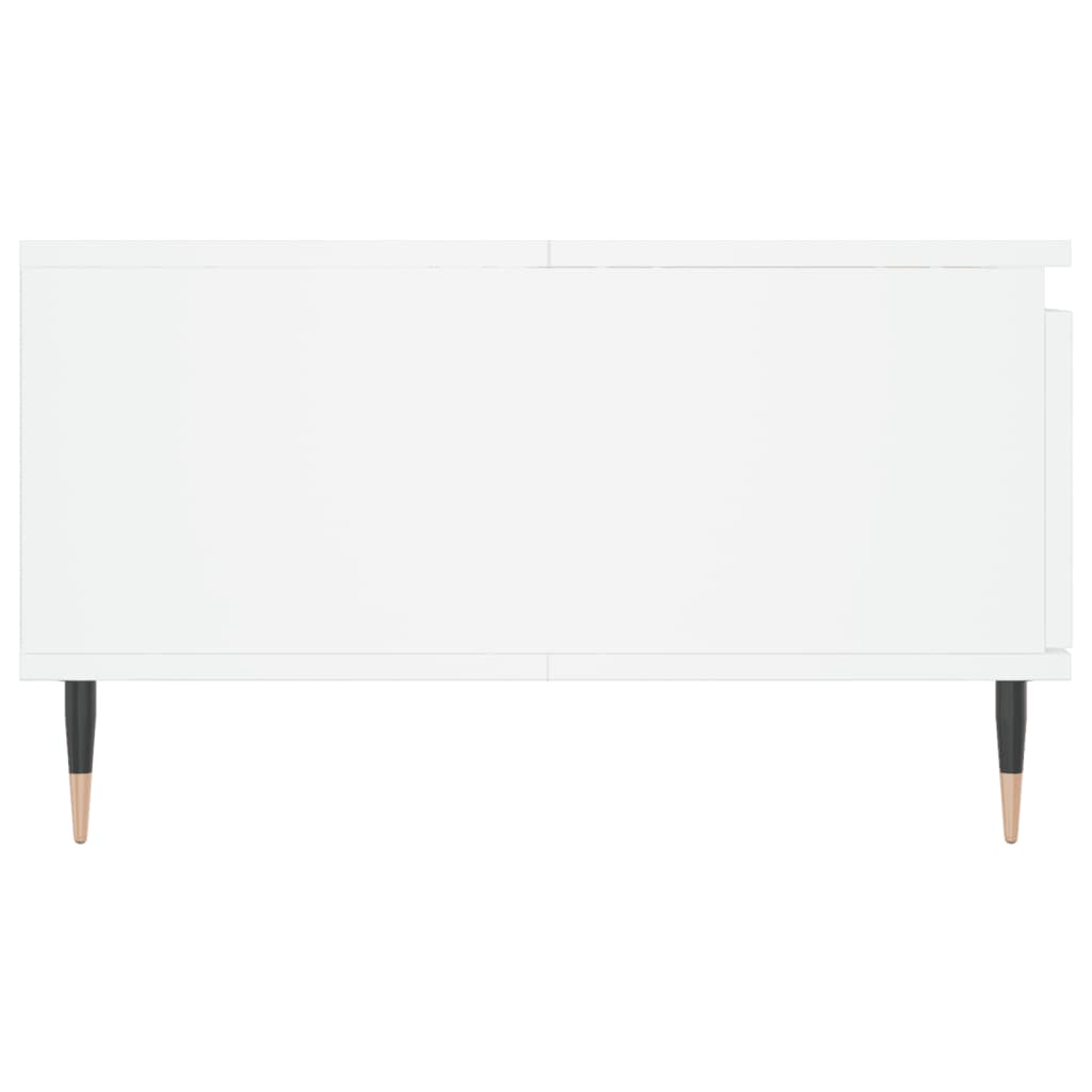 vidaXL Mesa de centro 90x60x35 cm derivados de madeira branco