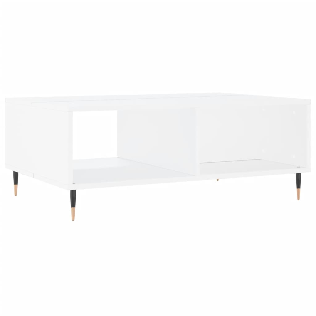 vidaXL Mesa de centro 90x60x35 cm derivados de madeira branco