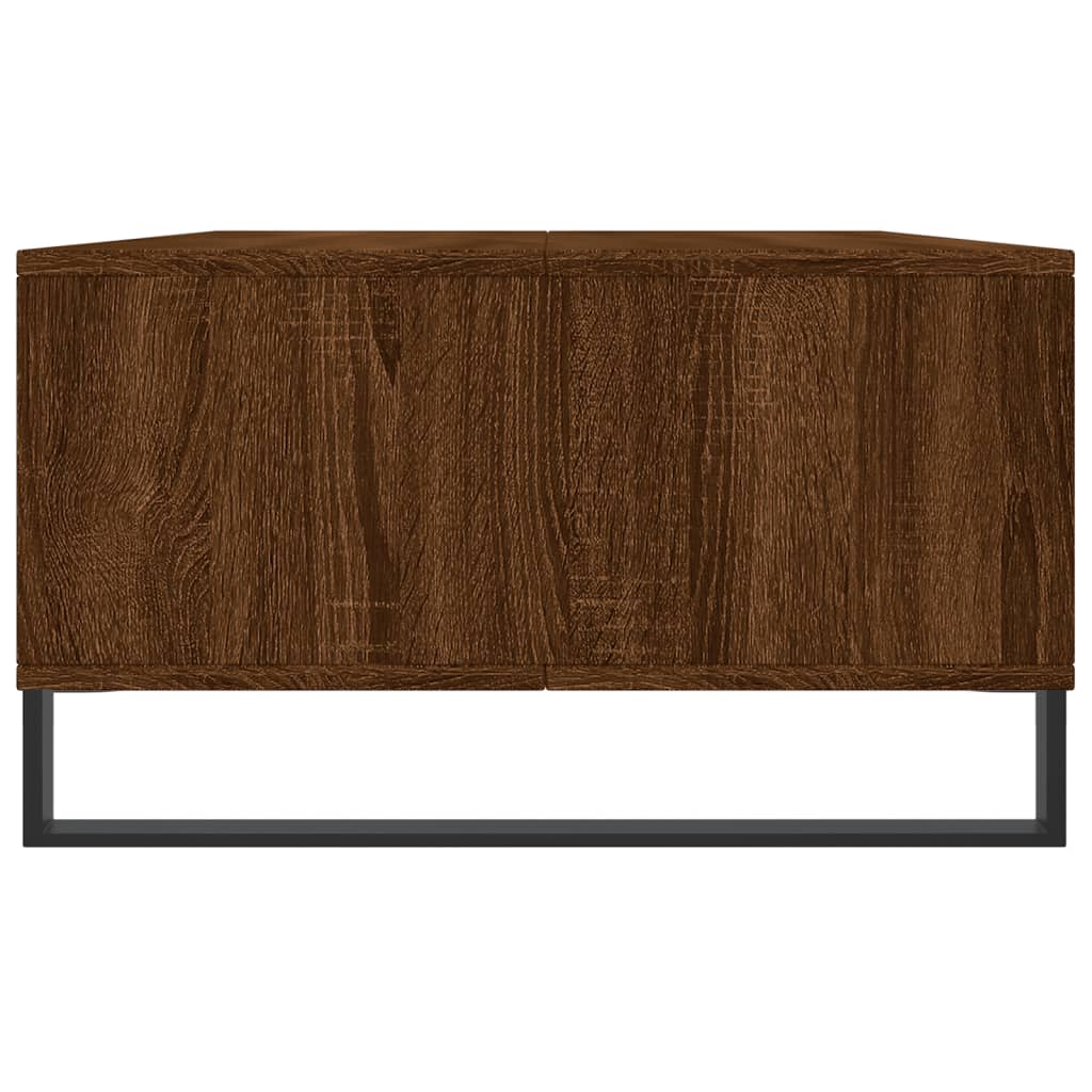 vidaXL Mesa de centro 104x60x35 cm derivados madeira carvalho castanho