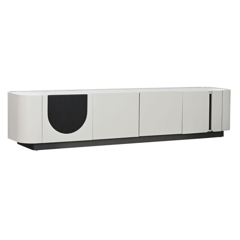 Home ESPRIT|Móvel de TV Home ESPRIT Branco Preto Bege 200 x 40 x 42 cm Home ESPRIT|Móvel de TV Home ESPRIT Branco Preto Bege 200 x 40 x 42 cm