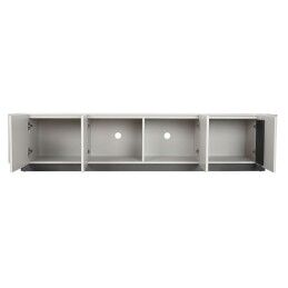Home ESPRIT|Móvel de TV Home ESPRIT Branco Preto Bege 200 x 40 x 42 cm