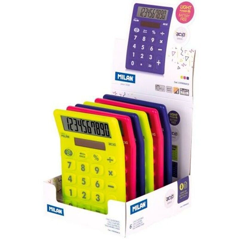 Milan|Calculadora Milan Acid 14,5 x 10,6 x 2,1 cm Milan|Calculadora Milan Acid 14,5 x 10,6 x 2,1 cm