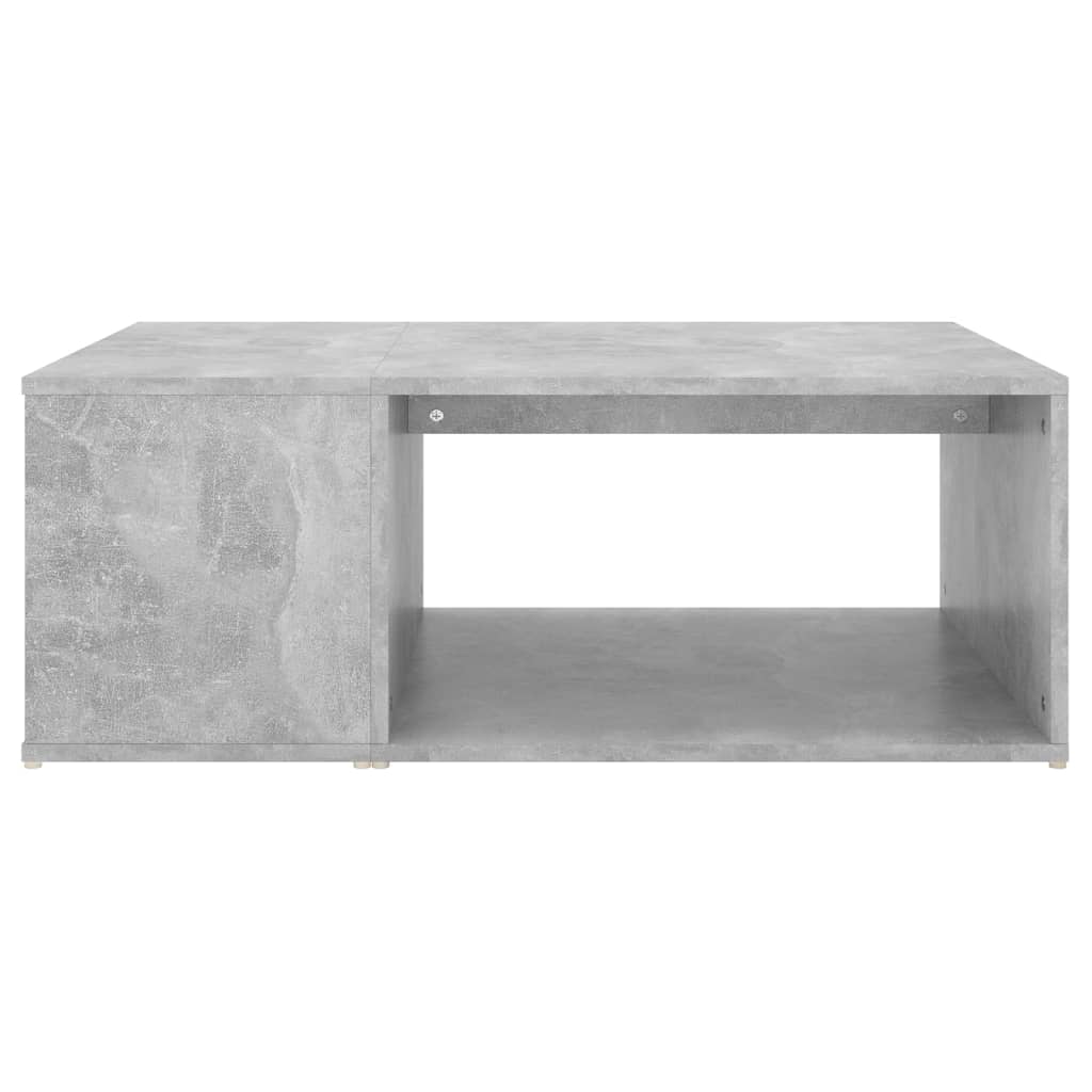 vidaXL Mesa de centro 90x67x33 cm contraplacado cinzento cimento