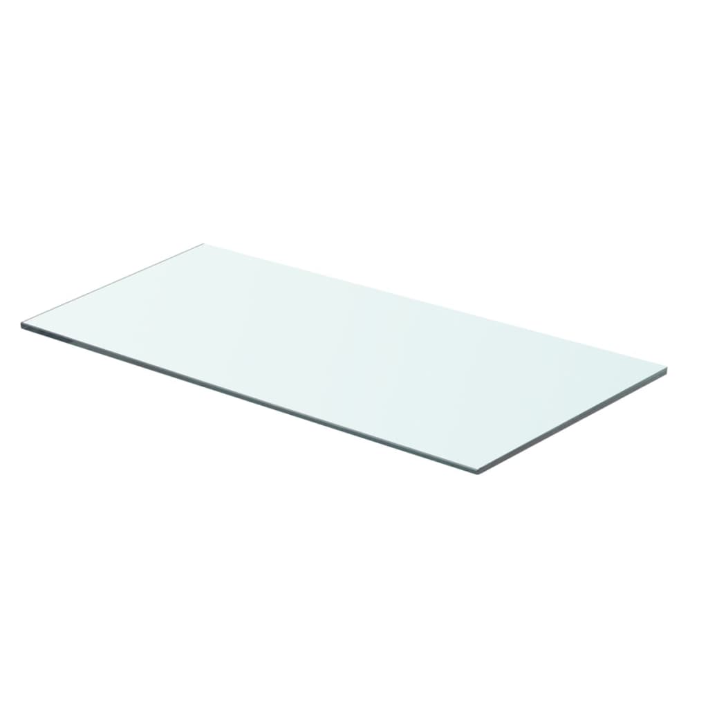 vidaXL Prateleiras 2 pcs 60x25 cm vidro transparente