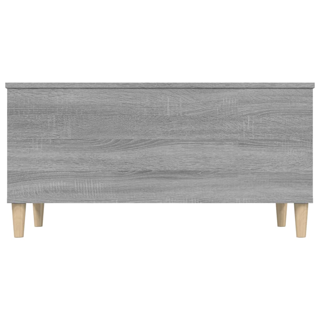 vidaXL Mesa de centro 90x44,5x45 cm derivados de madeira cinza sonoma