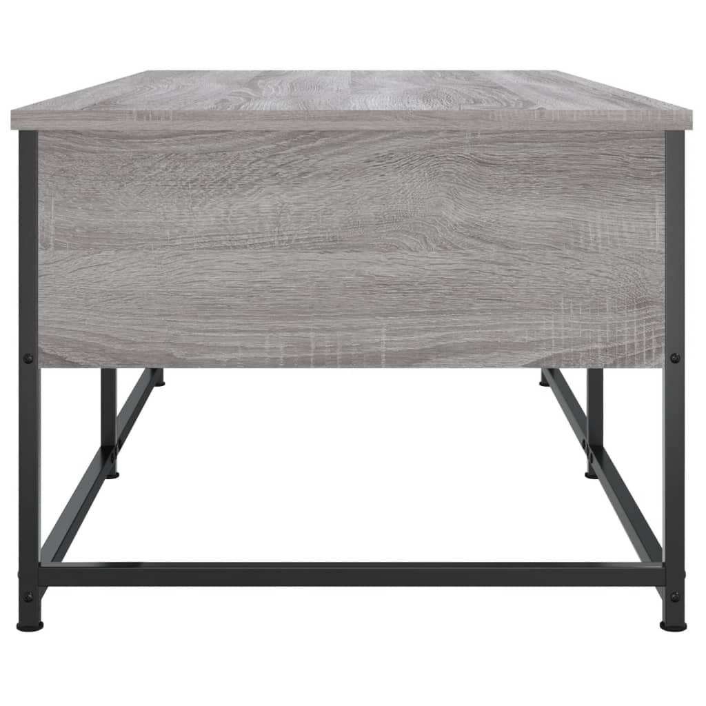 vidaXL Mesa de centro 100x51x40cm derivados de madeira cinzento sonoma