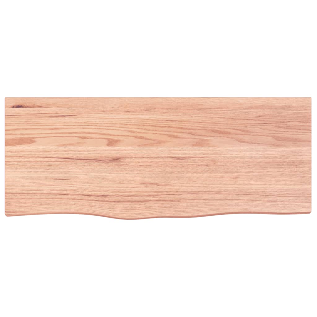 vidaXL Prateleira de parede 100x40x(2-6) cm carvalho tratado castanho