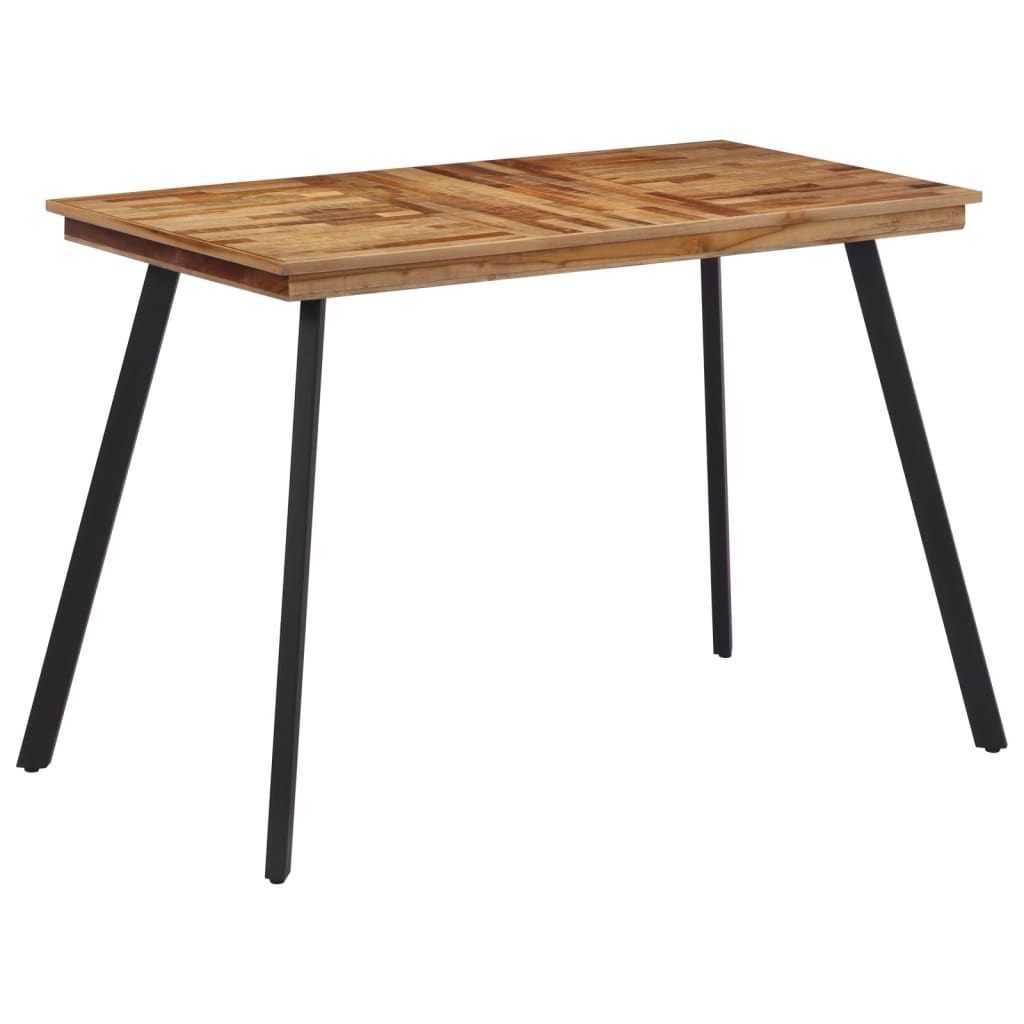 vidaXL Mesa de jantar 120x62x76 cm madeira de teca maciça